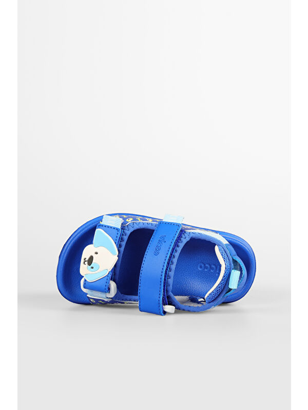 İnkago Hafif Erkek Okul Öncesi Saks Mavi Sandalet - Görsel 7