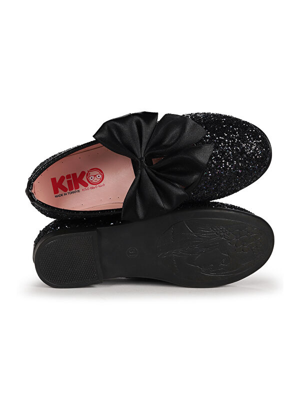 Tari Cam Kırığı Fiyonk Lastikli Kız Çocuk Babet Ayakkabı - Görsel 6