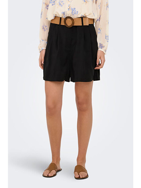 Only Onlibiza Modal Kumaş Yüksek Bel Kemerli Short 15370298