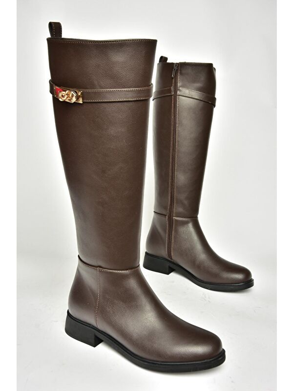 R3122253 Kahverengi Kadın Çizme - Görsel 5