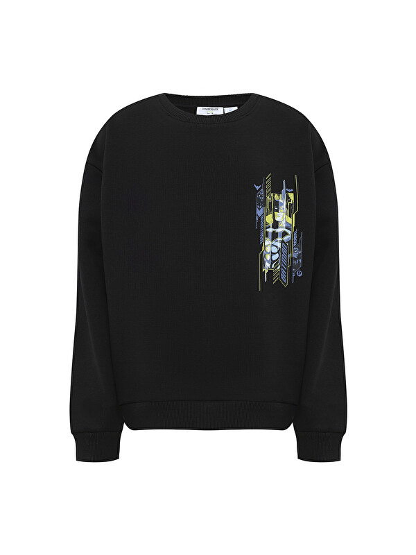 Lumberjack KL BATMAN 16GFB322 3PR Siyah Erkek Çocuk Sweatshirt
