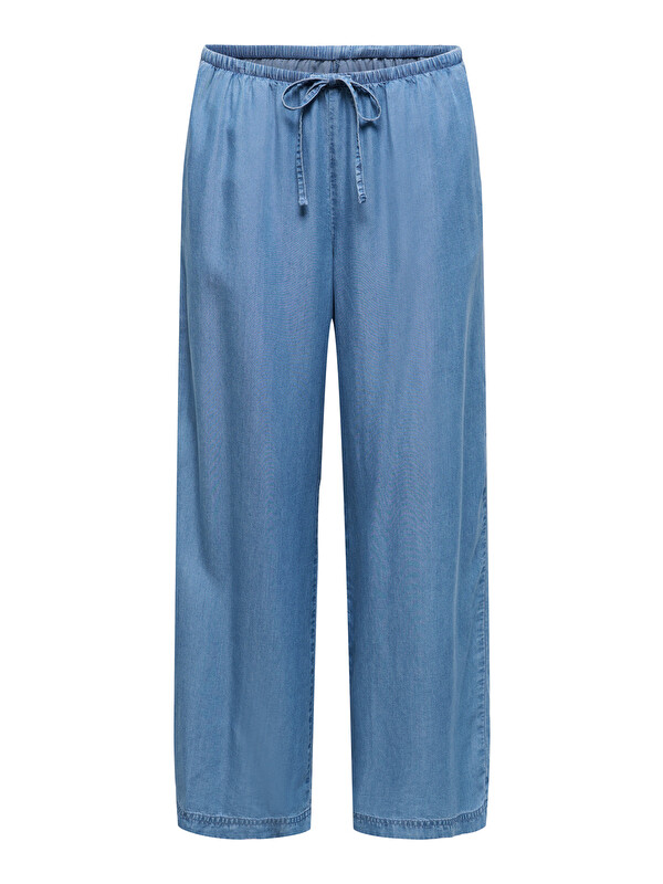 Only Onlcharis Regular Fit Belden Bağlamalı Bol Paça Pantolon 15363959
