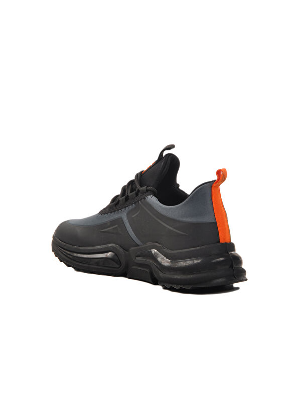 Gri Bilekten Lastikli Erkek Spor Ayakkabı 836 M - Görsel 5