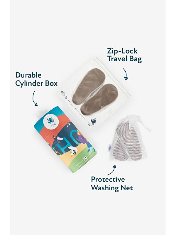 Hopfrög Yeşil Hopfrög Recycled Canvas Hyper Eco Barefoot Patik (Hediye Seti)