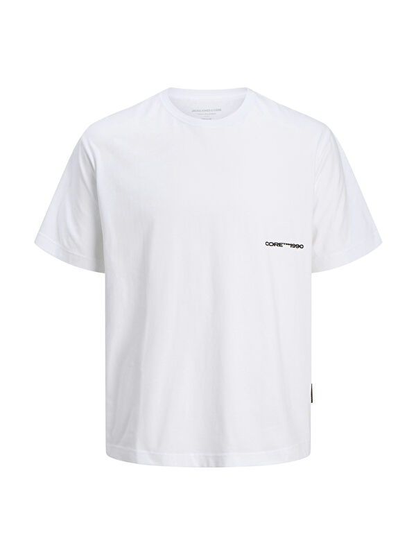 Jack & Jones Core Jcoprime Regular Fit Bisiklet Yaka Sırt Baskılı Tişört   12276586