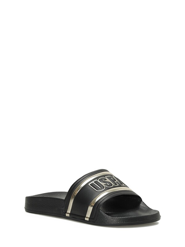 U.S. POLO ASSN. LARY GLB Siyah Kadın Terlik