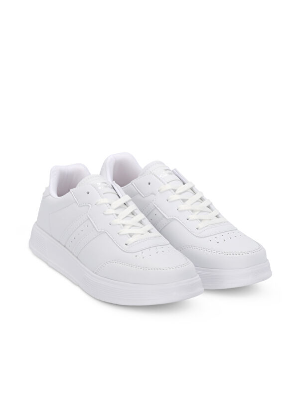 ZIPPER I Erkek Beyaz Günlük Spor Ayakkabısı - Görsel 3