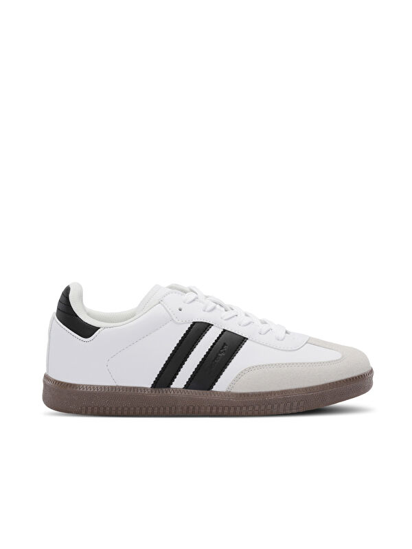 ITALY I Erkek Beyaz / Siyah Günlük Spor Ayakkabısı - Görsel 2