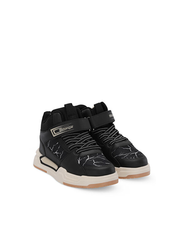 NOMINAL Unisex Çocuk Siyah / Bej Günlük Spor Ayakkabısı - Görsel 3