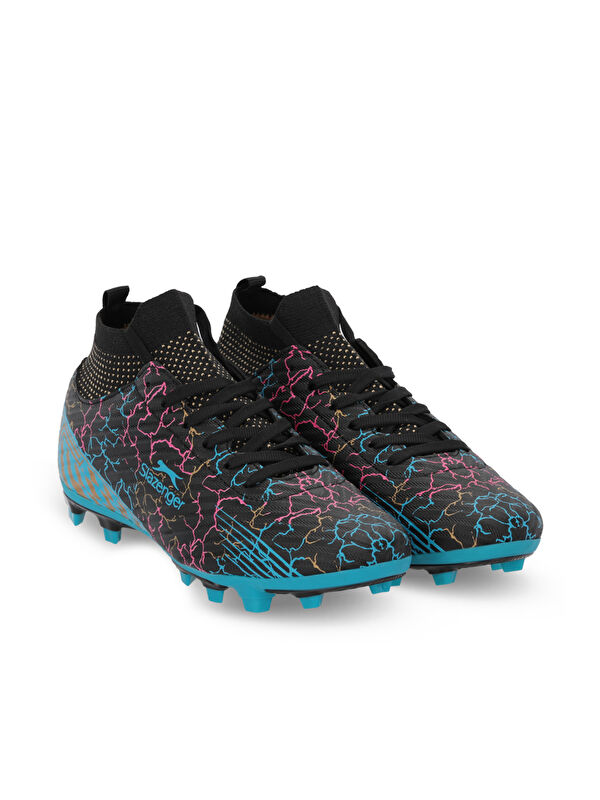 CORNER Erkek Halı Saha Siyah Futbol Ayakkabısı - Görsel 3