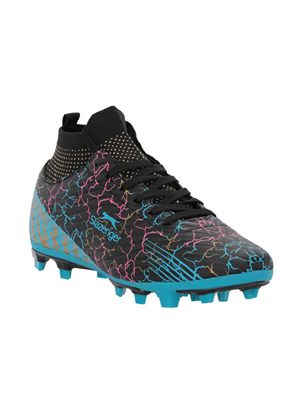 CORNER Erkek Halı Saha Siyah Futbol Ayakkabısı - Görsel 5