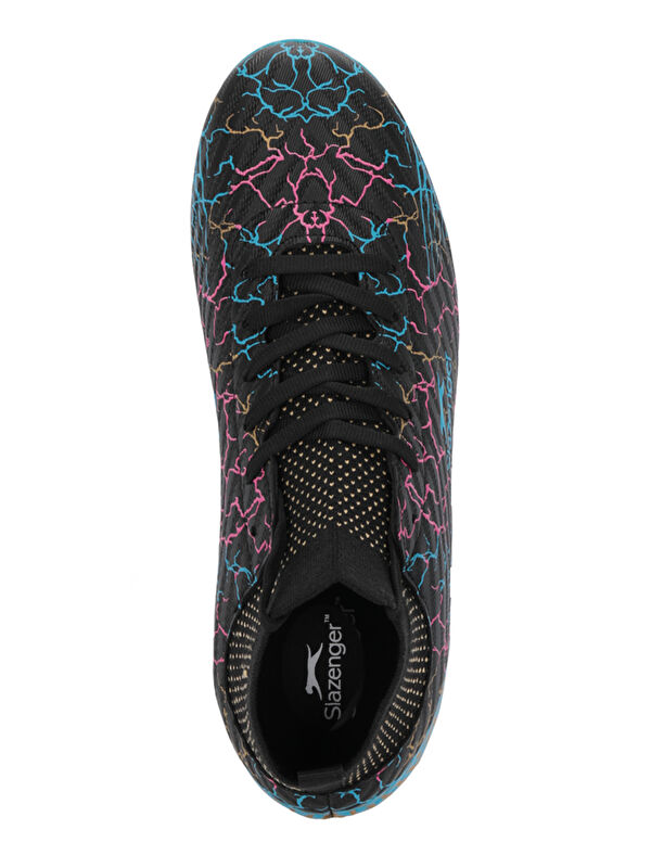 CORNER Erkek Halı Saha Siyah Futbol Ayakkabısı - Görsel 6