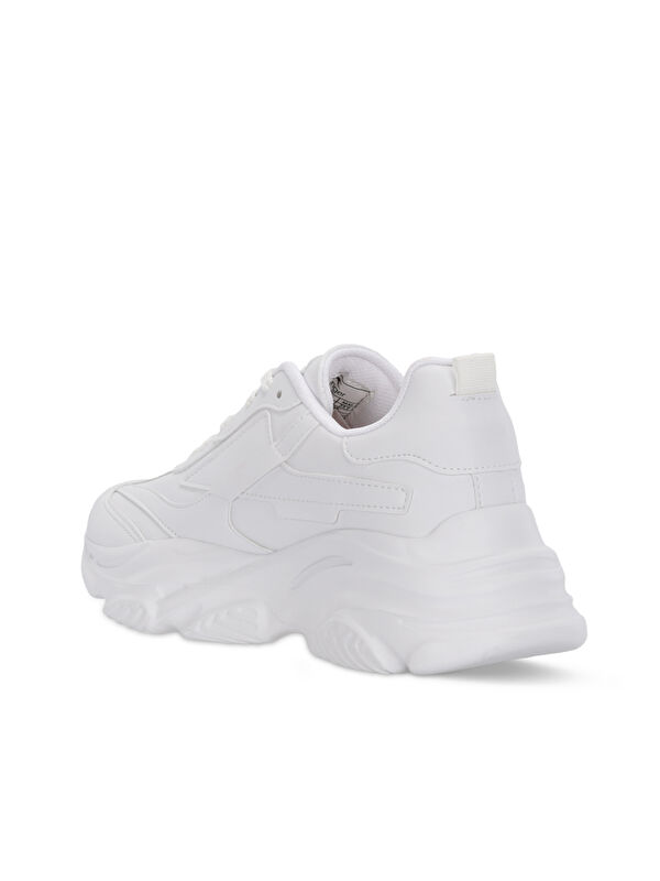 ZAYD Kadın Beyaz Günlük Spor Ayakkabısı - Görsel 4