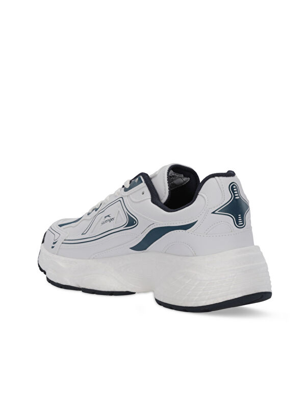 ZAFIRA G Kadın Beyaz / Lacivert Koşu & Yürüyüş Spor Ayakkabısı - Görsel 4