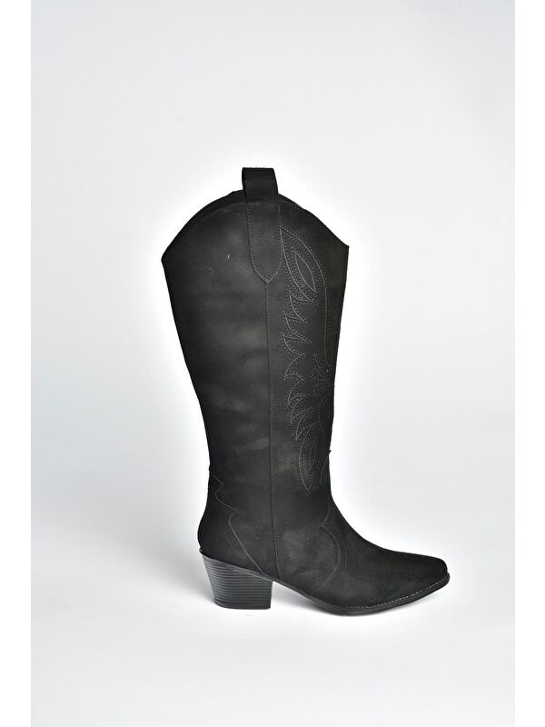 Siyah Kadın Çizme V820356002 - Görsel 2