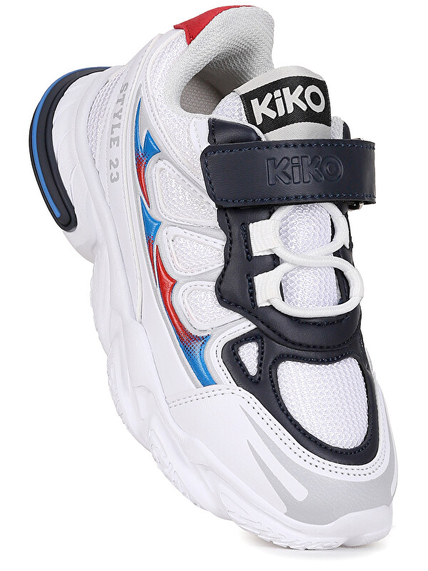 Kiko Kids Style Faylon Taban Günlük Cırtlı Erkek Çocuk Spor Ayakkabı