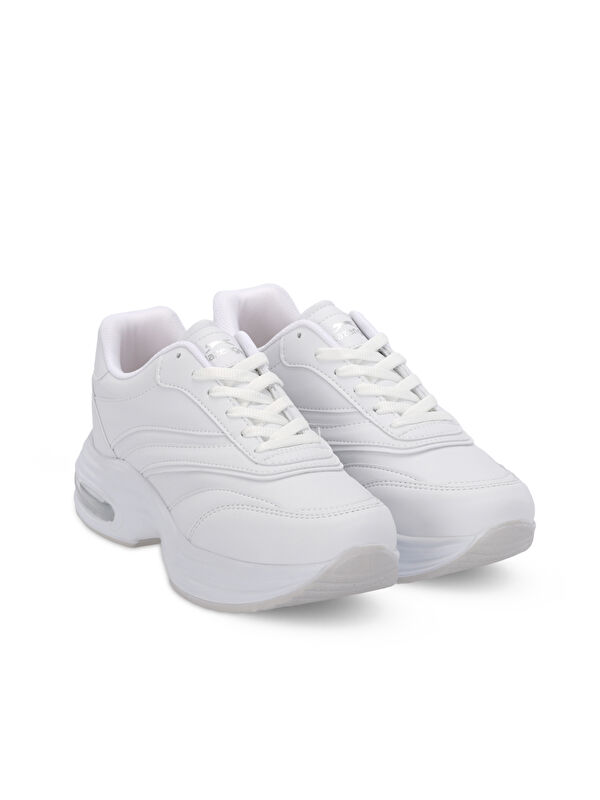 ZERDA Kadın Beyaz Günlük Spor Ayakkabısı - Görsel 3