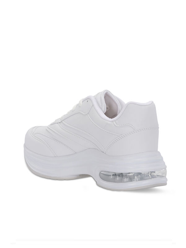 ZERDA Kadın Beyaz Günlük Spor Ayakkabısı - Görsel 4