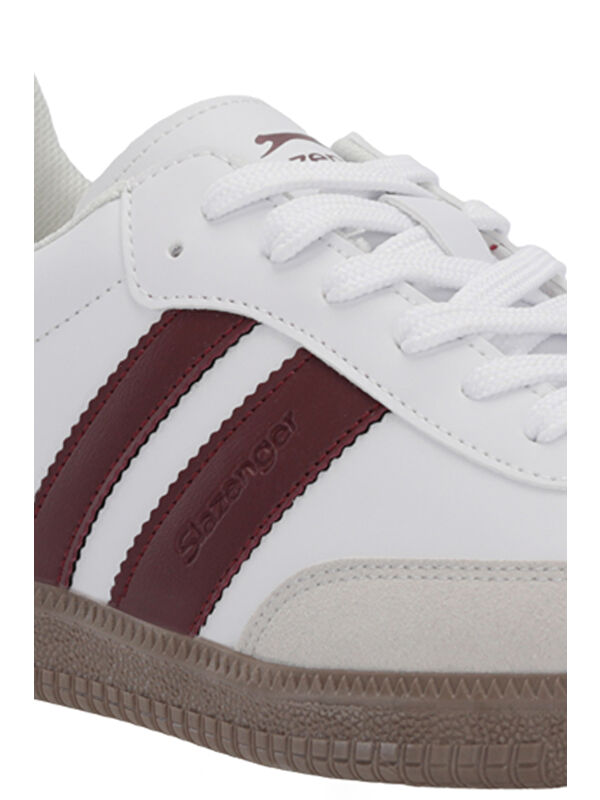 ITALY I Kadın Beyaz / Bordo Günlük Spor Ayakkabısı - Görsel 5