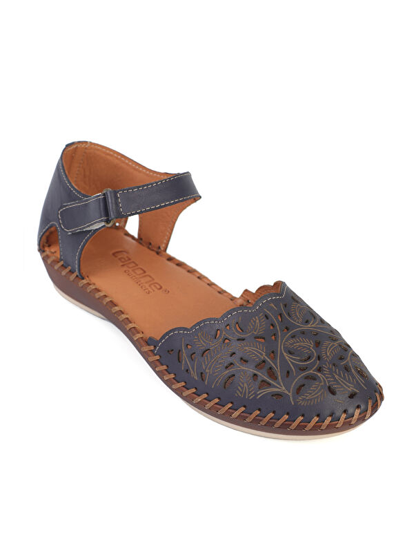 Capone Outfitters Casi Hakiki Deri Soft Konfor Kadın Sandalet