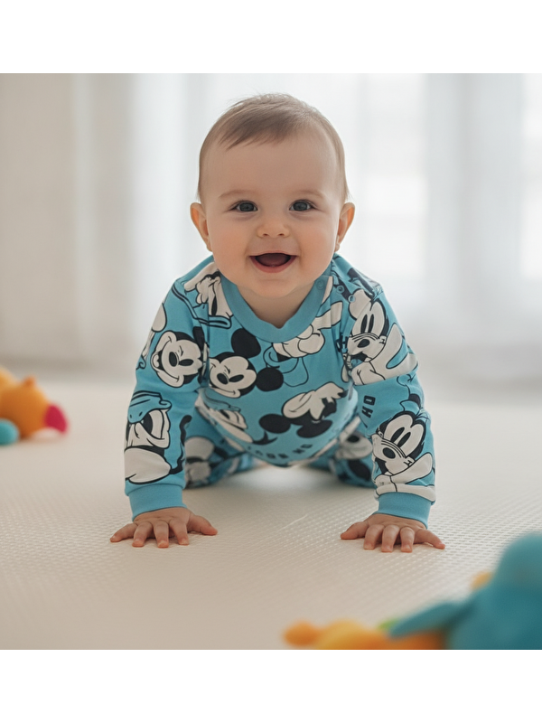 Bonbon Çocuk Mickey Baskılı 2'Li Takım Cb1035