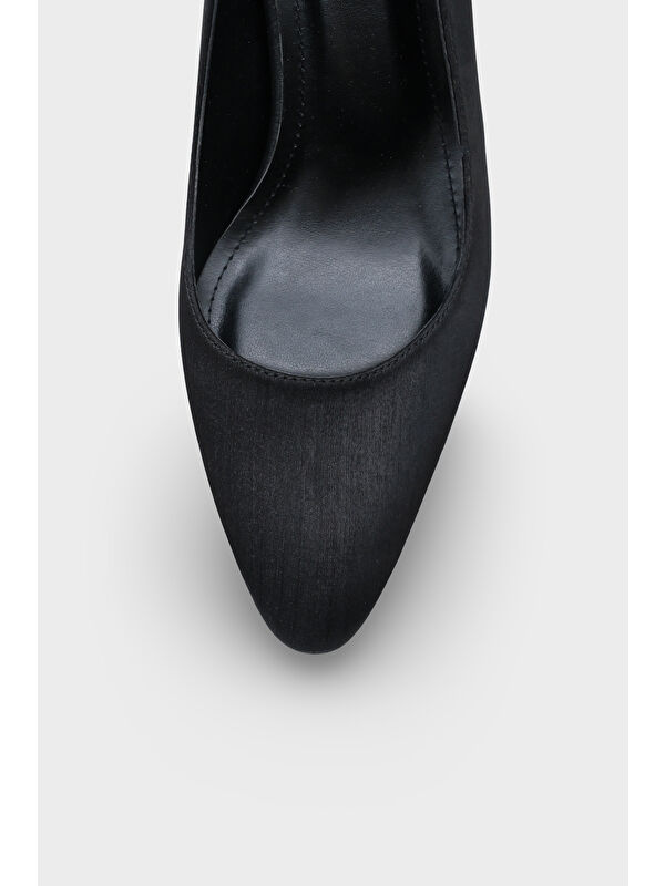 Capone Outfitters Gri Capone Outfitters Malinde Saten Kadın Stiletto