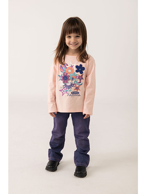 Boboli Kız Çocuk Denim Pantolon