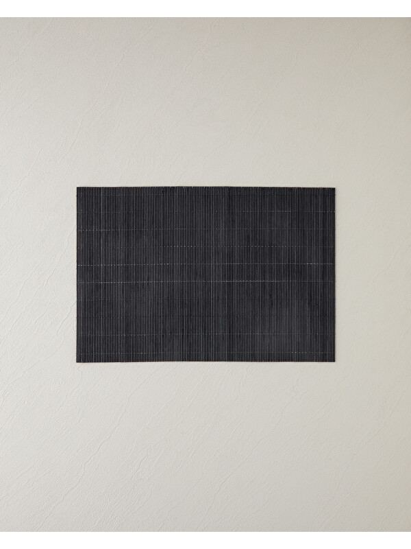 English Home Grove Bambu 4'lü Amerikan Servis 30x45 cm Siyah