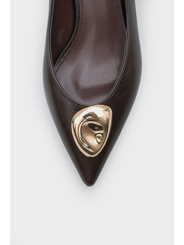 Capone Outfitters Kahverengi Capone Outfitters Meghann Orta Topuklu Stiletto