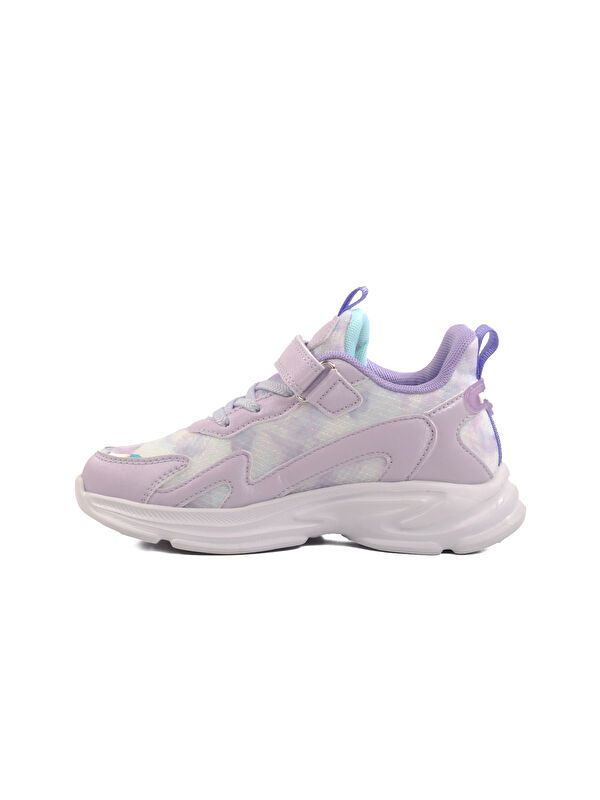 Lila Cırtlı Kız Çocuk Spor Ayakkabı 1965 F - Görsel 3