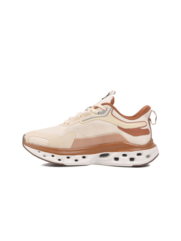 Bej Memory Foam Hafif Fileli Kadın Spor Ayakkabı Nora G - Görsel 3