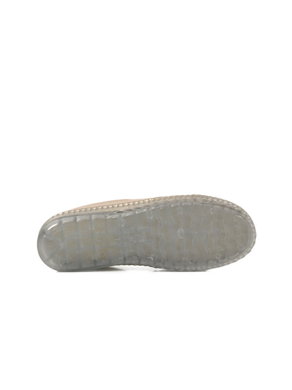 Bej Hakiki Deri Kadın Casual Ayakkabı 04035 Z - Görsel 6