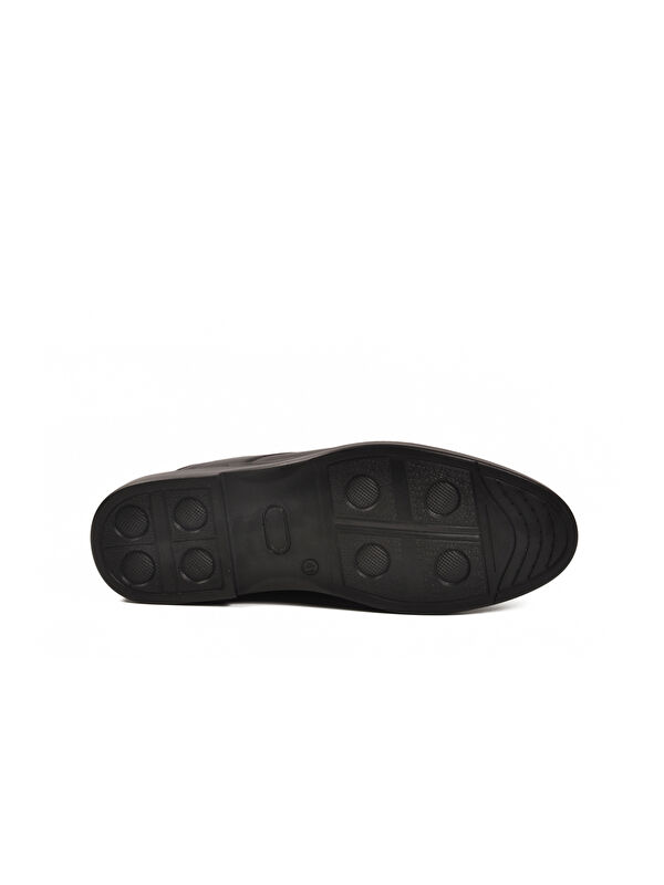 Siyah Hakiki Deri Erkek Casual Ayakkabı DSN 2026 M - Görsel 6