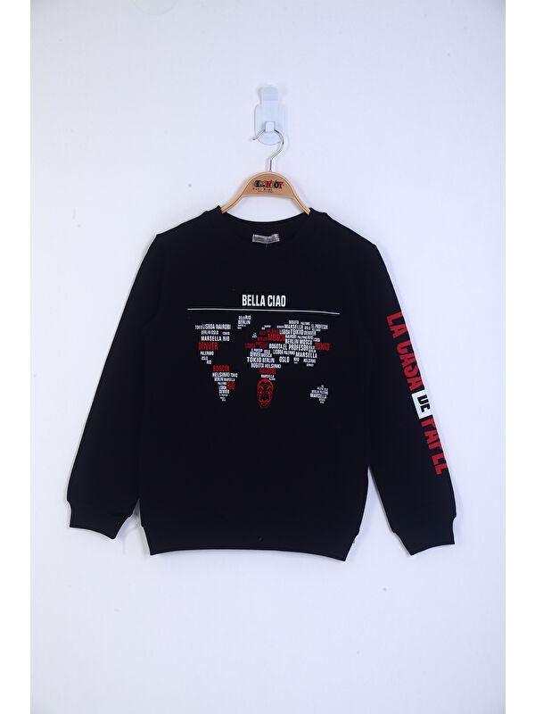 Toontoykids Erkek Çocuk Bella Ciao Baskılı Sweatshirt