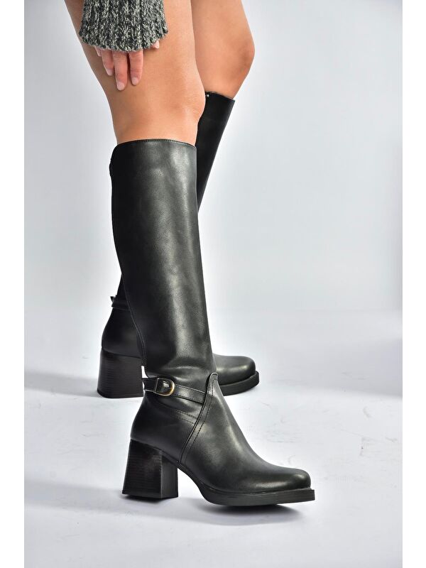 Siyah Kadın Çizme V312310209 - Görsel 5