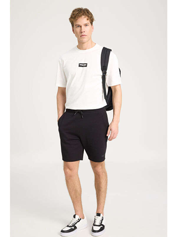 Wrangler Regular Fit Normal Bel Siyah Şort