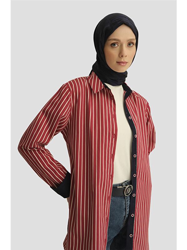 ARMİNE Çizgili Tunik Ortd9438 Bodro