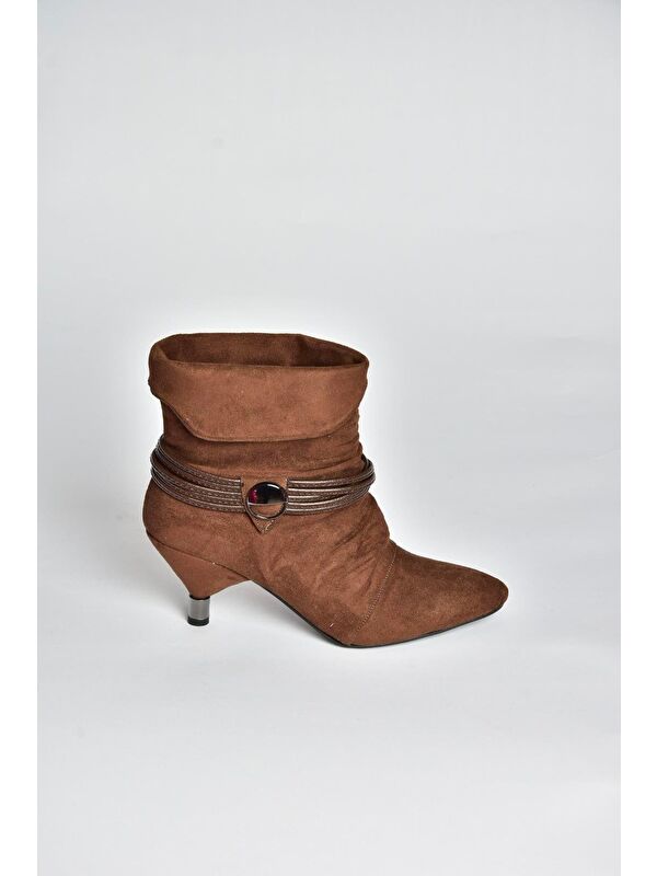 Kahverengi Kadın Bot V404022302 - Görsel 3