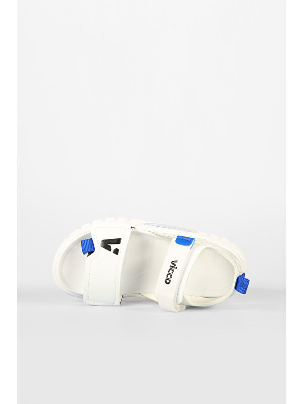 Dekan Hafif Erkek Okul Öncesi Beyaz Sandalet - Görsel 5