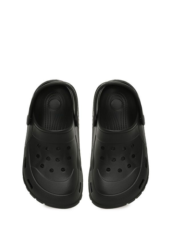 401377.Z5PR Siyah Kadın Sabo Terlik - Görsel 5