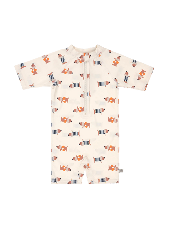 Lassig UV Korumalı Mayo Beach Dog Orange Dark Sea