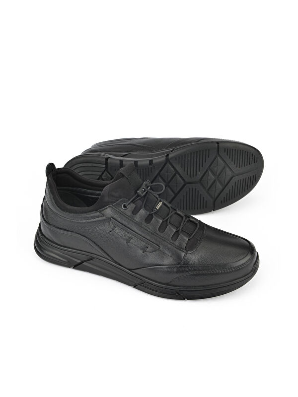 Erkek Hakiki Deri Ayakkabı 1531040ZK2212 Siyah - Görsel 3