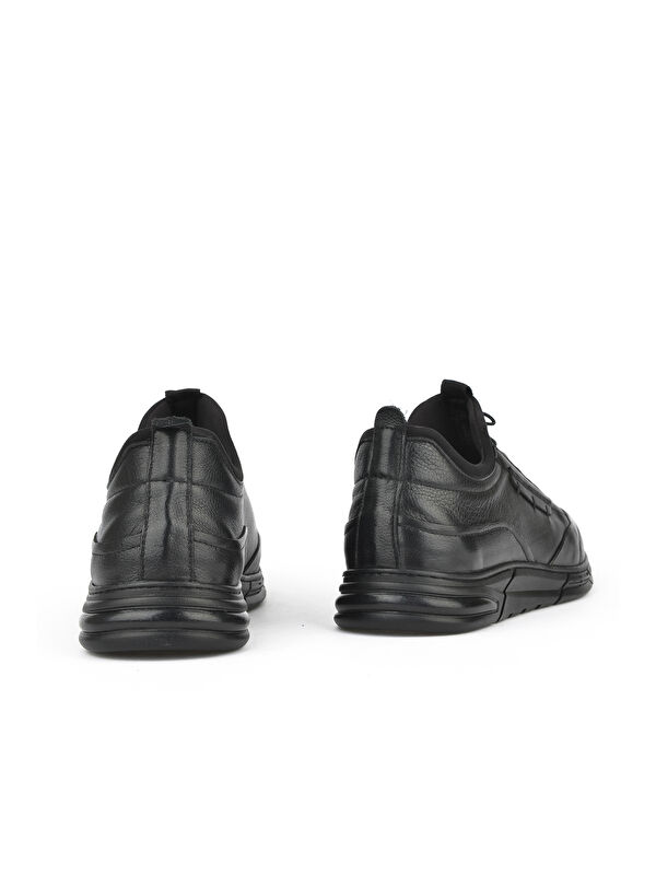 Erkek Hakiki Deri Ayakkabı 1531040ZK2212 Siyah - Görsel 4