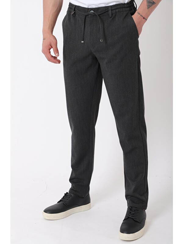 Stilkombin Bel Lastikli Spor En Boy Jogger Pantolon CPT-4_0400