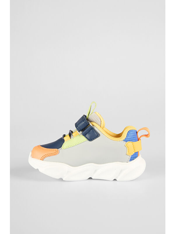 Lamb Işıklı Erkek Bebek Gri Spor Ayakkabı - Görsel 3