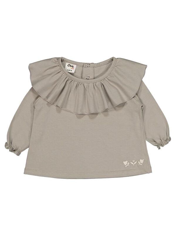 Civil Baby Yakalı 6-18 Ay Sweatshirt - Gri 12-18 Ay