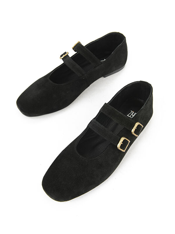 Ziya Ayakkabi Kahverengi Ziya Ayakkabi Hakiki Kadın Deri Babet 153111Z4083