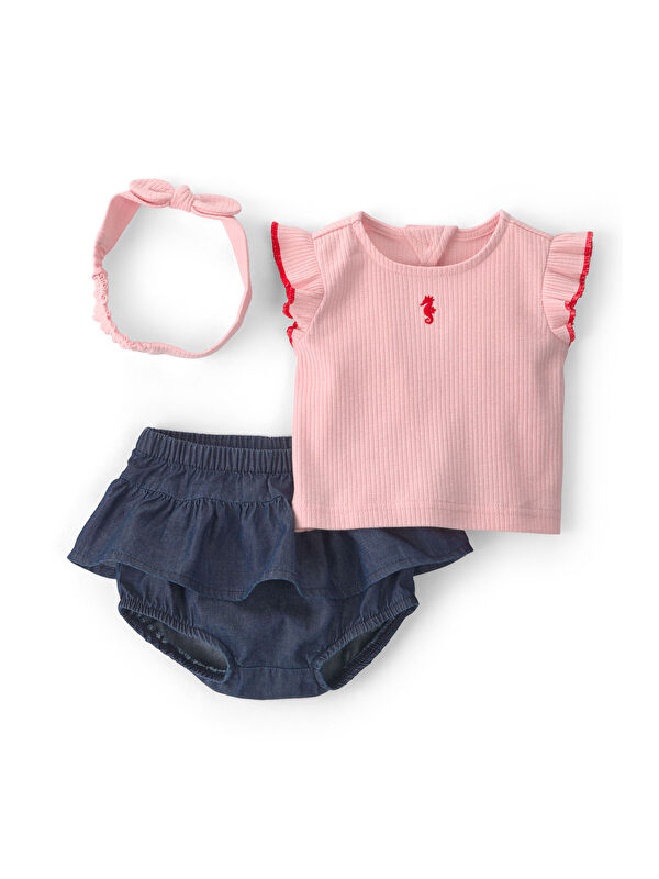 Carter's Kız Bebek Alt Üst Set 3 Ay-24 Ay Pembe