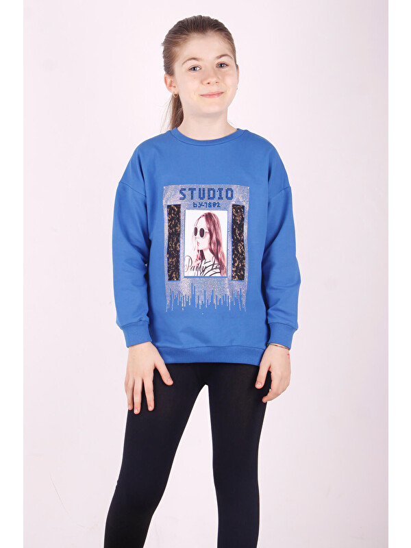 Toontoykids Kız Çocuk Studio Baskılı Sweatshirt