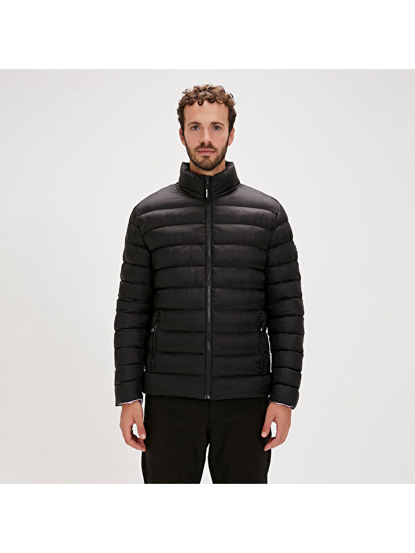 Bad Bear Boss Puffer Erkek Siyah Şişme Mont